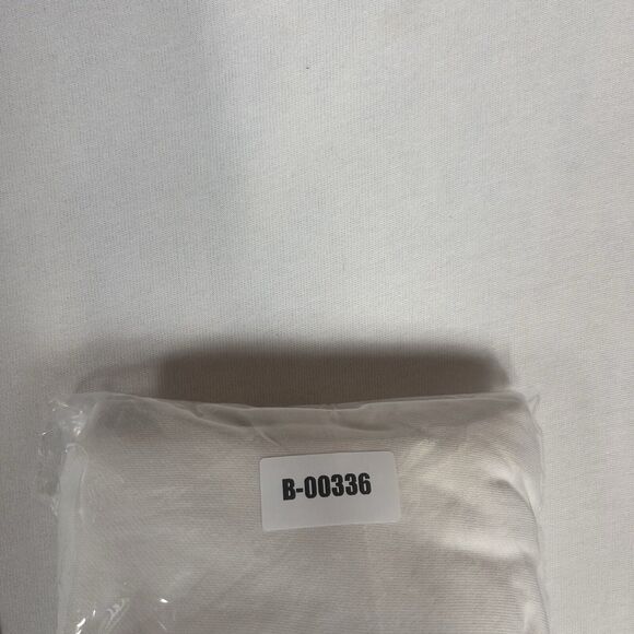 BKYS Embroidered Teddy Bear Anonymous Sweatshirt Mens Medium L/S White STAINED - Picture 15 of 15